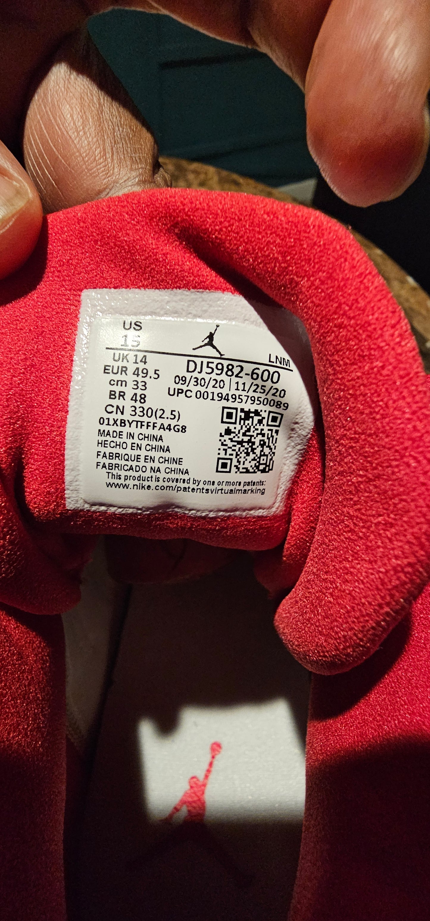 Jordan 13 Retro Gym Red Size 15 (Brand New) SKU: DJ5982-600